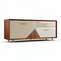 Mobile contenitore in legno e MDF per soggiorno con ante a battente – 150 x 50 x 75 cm
