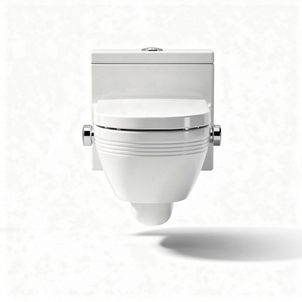 Vaso sanitario sospeso in ceramica per bagno – 55 x 38 x 40 cm