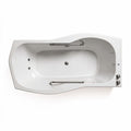 Vasca da bagno acrilica per bagno moderno con maniglie – 150 x 75 x 60 cm